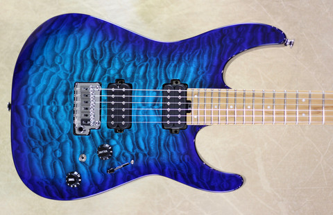 Charvel Pro Mod DK24 2H 2PT CM Caramelized Maple Fingerboard Chlorine Burst