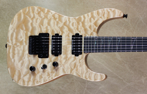 Jackson USA Custom Shop SL2H-MAHQ Soloist Natural Guitar 