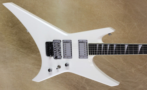 Jackson USA Custom Shop WR1 Warrior Snow White Chrome Hardware Guitar