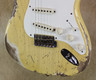Fender Custom Shop '57 Strat Heavy Relic Stratocaster Faded Nocaster Blonde Guitar