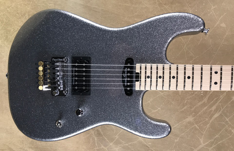 Charvel USA Custom Shop SD Masterbuilt HS Smoked Chrome Flake Sparkle