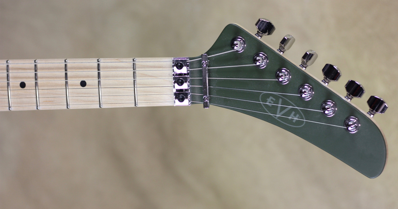 Evh 5150 Standard Matte Army Drab Green Guitar Cmc Guitars Evh wolfgang humbucking direct mounted pickups. evh 5150 standard matte army drab green