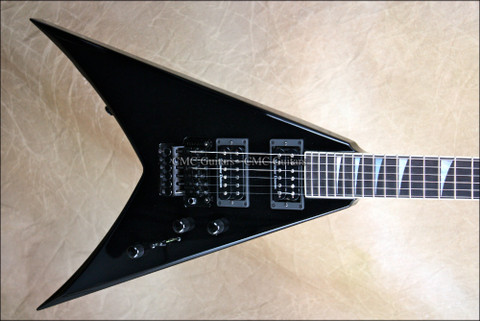 Jackson USA KV2 King V Black Guitar w/ FU Tone Floyd Upgrades