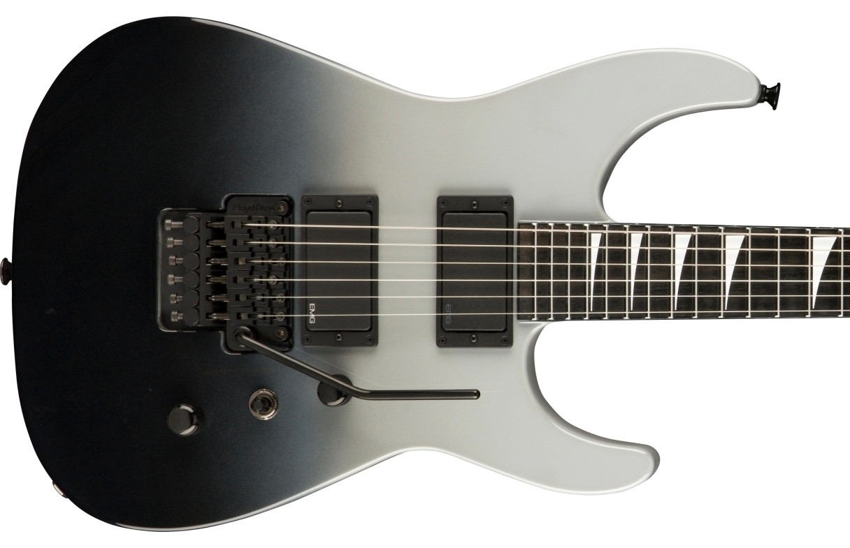 Jackson USA Custom Shop SL2H RVHS Black-White Horizontal ...