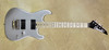 Charvel USA Custom Shop SD Masterbuilt 2H Chrome Silver Flake Sparkle