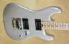 Charvel USA Custom Shop SD Masterbuilt 2H Chrome Silver Flake Sparkle