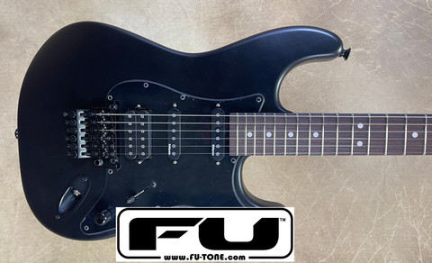 Charvel USA Select So-Cal Style 1 HSS Pitch Black Satin Guitar FU Tone Big Block