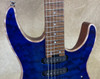 Charvel USA Select DK24 HSS 2PT CM QM Blue Burst Guitar