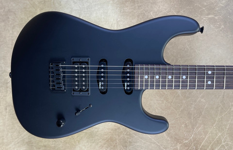 Charvel USA Select San Dimas Style 1 HSS HT Pitch Black Satin Guitar