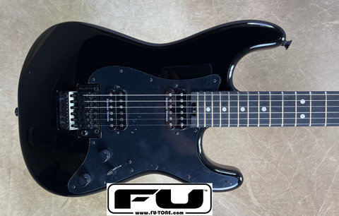 Charvel Pro-Mod So-Cal Style 1 HH FR EBN Gloss Black Guitar FU Tone Upgrades