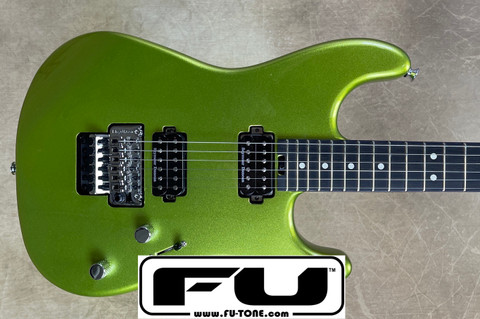 Charvel Pro-Mod San Dimas Style 1 HH FR E Lime Green Metallic Guitar FU Tone Upgrades
