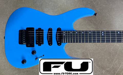 Charvel Pro-Mod DK-24 HSS FR E Infinity Blue Guitar FU Tone Big Block