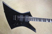 Jackson USA Custom Shop KE2 Kelly Satin Black Reverse Inlay Guitar