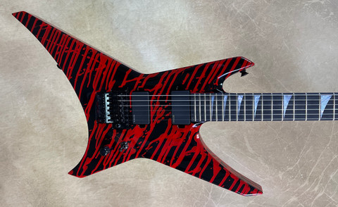 Jackson USA Custom Shop Masterbuilt WR1 Warrior Blood Drip Guitar