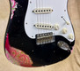 Fender Custom Shop LTD Mischief Maker Stratocaster Heavy Relic Black over Pink Paisley