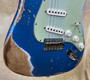 Fender Custom Shop Strat '62 Heavy Relic Stratocaster Lake Placid Blue Guitar