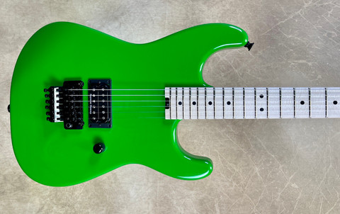 Charvel USA Custom Shop San Dimas 1H Slime Green Pointy Headstock Guitar 