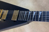 Jackson USA Custom Shop Limited Edition King V NOS Satin Black Guitar