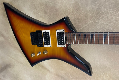 Jackson USA Custom Shop KE2 Kelly Flame Top 3 Tone Sunburst Guitar