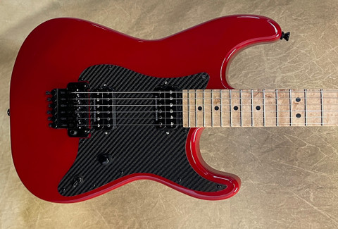 CMC Guitars So-J-With Carbon Fiber PG 2H Birdseye MN Ferarri Red Guitar