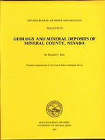 Geology and Mineral Deposits of Mineral County, Nevada