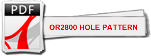 OR2800 HOLE PATTERN