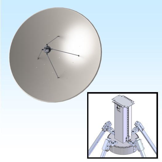 Feed System, S Band Septum with 8' Reflector (FGDFS2007