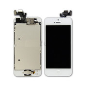 iPhone 5 LCD Digitizer Full Assembly with home button and camera - white