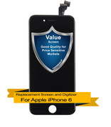 Premium Apple iPhone 6 LCD Digitizer Assembly - Black
