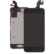 iPhone 5S LCD Digitizer Full Assembly with home button and camera - black