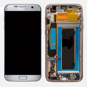 Samsung Galaxy S7 Edge G935A G935T LCD Digitizer Assembly Silver (with Frame)
