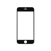 iPhone 6 Front Glass Lens Screen Replacement - Black