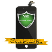 OEM Apple iPhone 6 Plus (6+) LCD Digitizer Assembly - Black