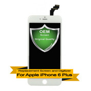OEM Apple iPhone 6 Plus (6+) LCD Digitizer Assembly - White