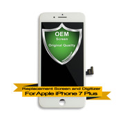 OEM Premium Apple iPhone 7+ Plus LCD Digitizer Assembly - White