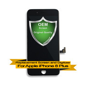 OEM Apple iPhone 8+ Plus LCD Digitizer Assembly - Black