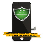 OEM Apple iPhone 8 LCD Digitizer Assembly - Black
