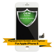 OEM Apple iPhone 8 LCD Digitizer Assembly - White