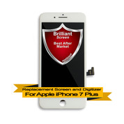 Brilliant Premium Apple iPhone 7+ Plus LCD Digitizer Assembly - White