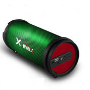 X-max Speaker Wireless Model 112L (LED light , USB & AUX, Built-in FM Radio, Built-in 2100 MAH rechargeable lithium battery. 8 Hours operation on a single charge. 2.1 support A2DP and AVRCP profiles, Horn Output: 6w,4Ohm. Charging cable included.)