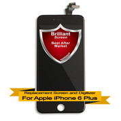 Brilliant Premium Apple iPhone 6 Plus (6+) LCD Digitizer Assembly - Black