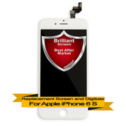 Brilliant Premium Apple iPhone 6S LCD Digitizer Assembly - White