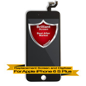 Brilliant Premium Apple iPhone 6S Plus LCD Digitizer Assembly - Black