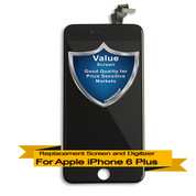 Premium Apple iPhone 6 Plus (6+) LCD Digitizer Assembly - Black  **Flash Sale, Ship Only, No In-Store Pickup**