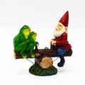 laque See Saw Frog And Gnome