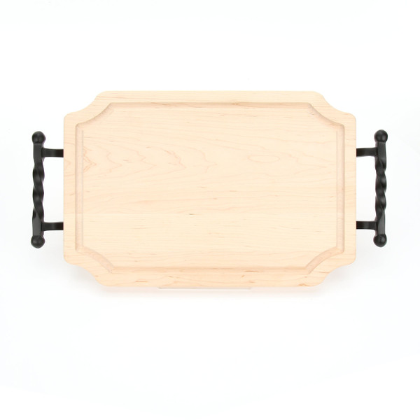Selwood 12" x 18" Cutting Board - Maple (w/ Twisted Ball Handles)