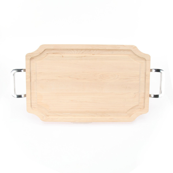 Selwood 15" x 24" Cutting Board - Maple (w/ Polished Handles)