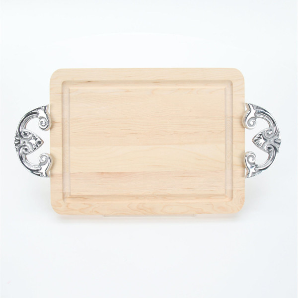 Wiltshire 9" x 12" Cutting Board - Maple (w/ Scalloped Handles)