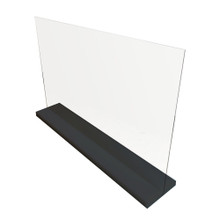36" Bottom Stand for Acrylic Sneeze Guard (Black) ***STAND ONLY!***