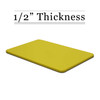 1/2 Thick Yellow Custom Cutting Board